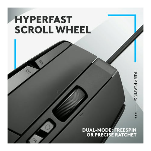 Logitech G502 X Corded Gaming Mouse (Black)