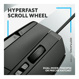 Logitech G502 X Corded Gaming Mouse (Black)