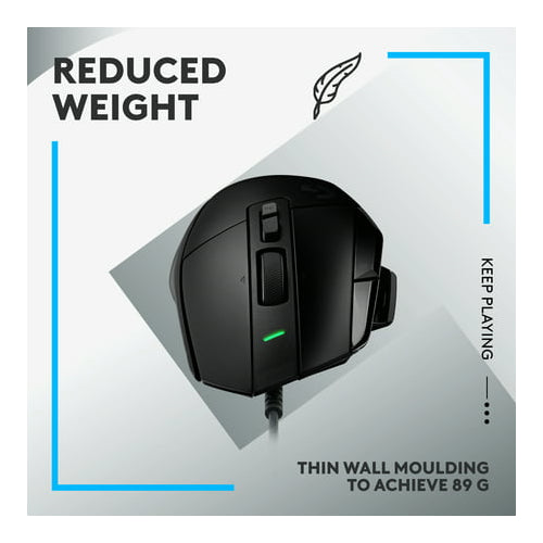 Logitech G502 X Corded Gaming Mouse (Black)
