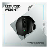Logitech G502 X Corded Gaming Mouse (Black)