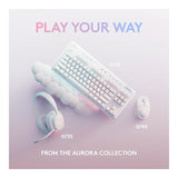 Logitech G705 Wireless Gaming Mouse with LIGHTSYNC RGB Lighting (White Mist)