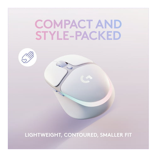 Logitech G705 Wireless Gaming Mouse with LIGHTSYNC RGB Lighting (White Mist)