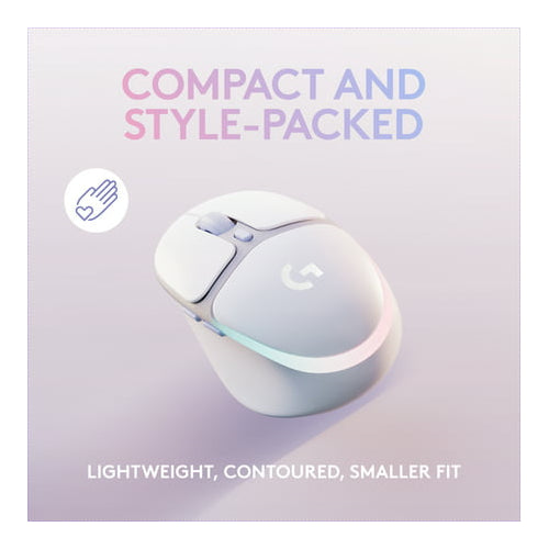 Logitech G705 Wireless Gaming Mouse with LIGHTSYNC RGB Lighting (White Mist)