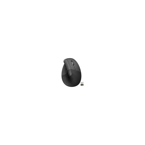 Logitech - Lift Vertical Wireless Ergonomic Mouse with 4 Buttons - Graphite