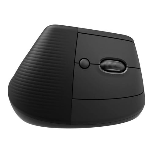 Logitech - Lift Vertical Wireless Ergonomic Mouse with 4 Buttons - Graphite