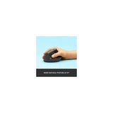 Logitech - Lift Vertical Wireless Ergonomic Mouse with 4 Buttons - Graphite