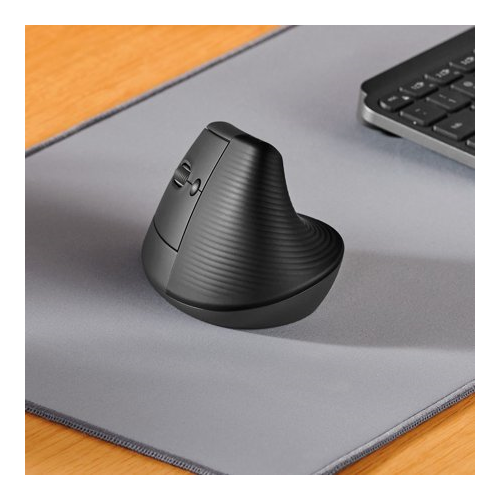 Logitech - Lift Left Vertical Wireless Ergonomic Left-Handed Mouse - Graphite