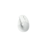 Logitech - Lift Vertical Wireless Ergonomic Mouse with 4 Buttons - Pale Gray