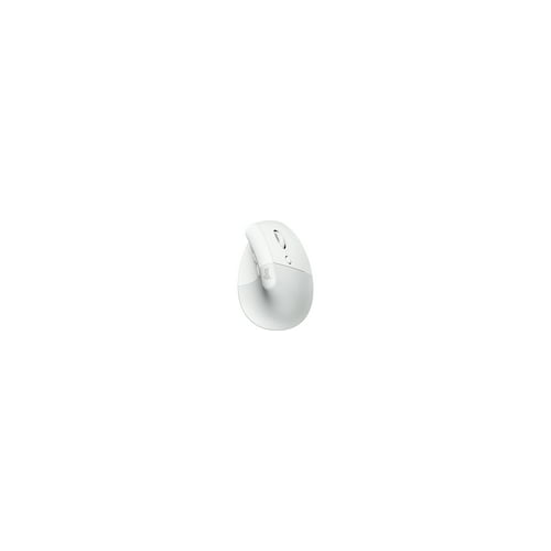 Logitech - Lift Vertical Wireless Ergonomic Mouse with 4 Buttons - Pale Gray