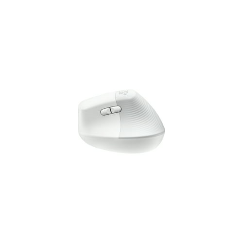 Logitech - Lift Vertical Wireless Ergonomic Mouse with 4 Buttons - Pale Gray