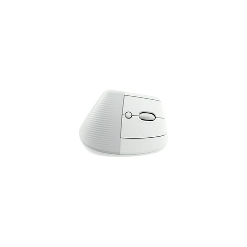 Logitech - Lift Vertical Wireless Ergonomic Mouse with 4 Buttons - Pale Gray
