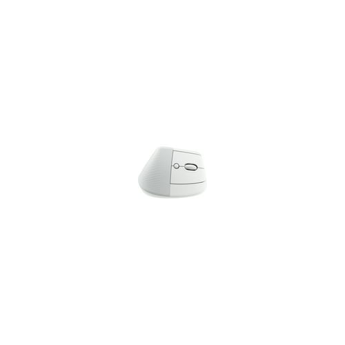 Logitech - Lift Vertical Wireless Ergonomic Mouse with 4 Buttons - Pale Gray