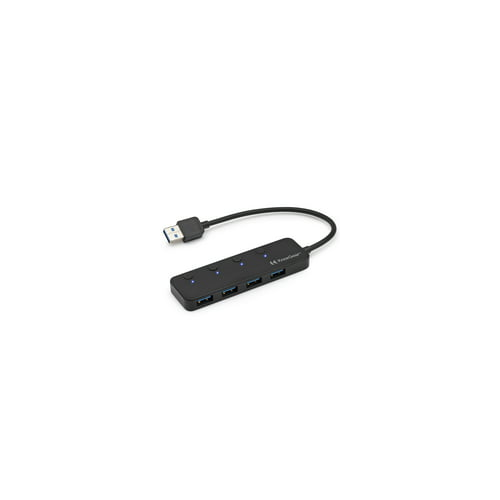 Logitech MX Master 3S Mouse (Black) and Knox Gear 4-Port USB 3.0 Hub