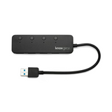 Logitech MX Master 3S Mouse (Black) and Knox Gear 4-Port USB 3.0 Hub