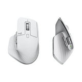 Logitech MX Master 3S Ergonomic Performance Wireless Mouse with Ultra-Fast Scrolling (Pale Gray)