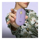 Logitech Pebble M350 Wireless Mouse (Lavender Lemonade)