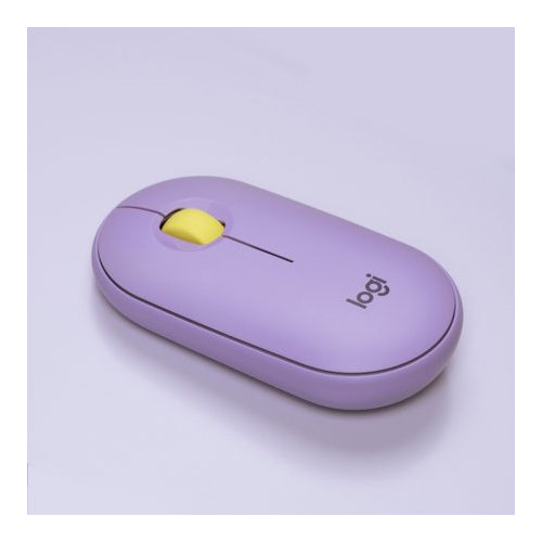 Logitech Pebble M350 Wireless Mouse (Lavender Lemonade)