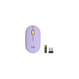 Logitech Pebble M350 Wireless Mouse (Lavender Lemonade)