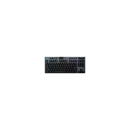 Logitech G915 TKL Tenkeyless Lightspeed Wireless Mechanical Gaming Keyboard (Carbon) with 4-Port USB