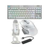 Logitech G915 TKL Tenkeyless Lightspeed Wireless RGB Gaming Keyboard Bundle