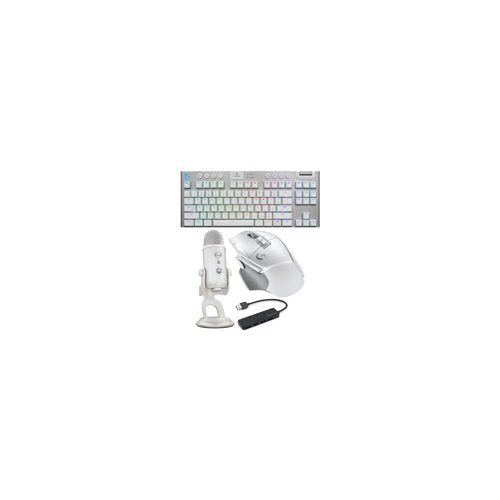 Logitech G915 TKL Tenkeyless Lightspeed Wireless RGB Gaming Keyboard Bundle