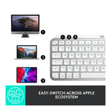 Logitech MX Keys Mini for Mac Minimalist Wireless Illuminated Keyboard
