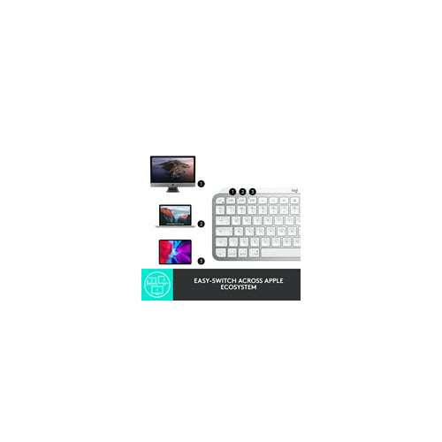 Logitech MX Keys Mini for Mac Minimalist Wireless Illuminated Keyboard