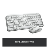 Logitech MX Keys Mini Minimalist Wireless Illuminated Keyboard (Pale Gray)