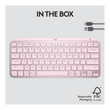 Logitech MX Keys Mini Minimalist Wireless Illuminated Keyboard (Rose)