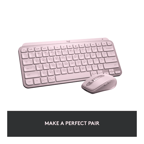 Logitech MX Keys Mini Minimalist Wireless Illuminated Keyboard (Rose)