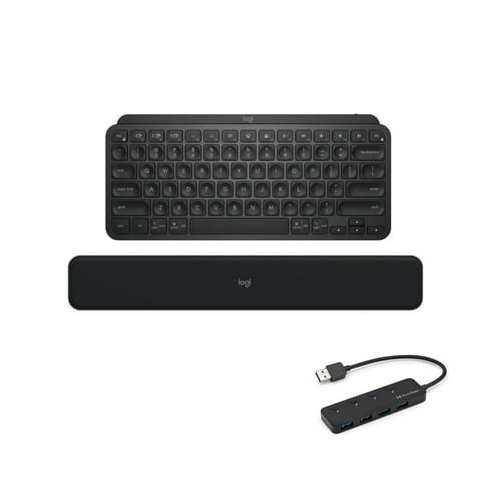 Logitech MX Keys Mini Wireless Illuminated Keyboard Bundle with Accessories