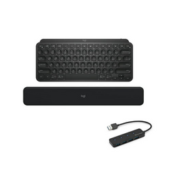 Logitech MX Keys Mini Wireless Illuminated Keyboard Bundle with Accessories