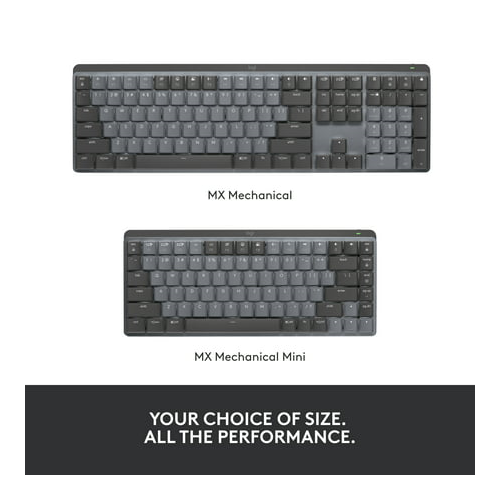 Logitech MX Mechanical Illuminated Wireless Keyboard - Linear (Graphite)