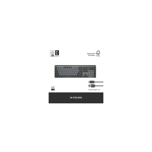 Logitech MX Mechanical Illuminated Wireless Keyboard - Linear (Graphite)