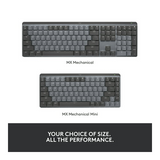 Logitech MX Mechanical Mini Tactile Keyboard - Graphite