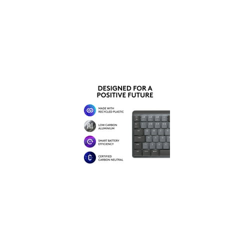 Logitech MX Mechanical Mini Tactile Keyboard - Graphite