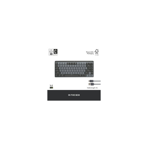 Logitech MX Mechanical Mini Tactile Keyboard - Graphite
