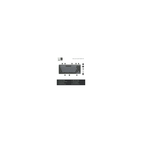 Logitech MX Mechanical Mini Tactile Keyboard - Graphite
