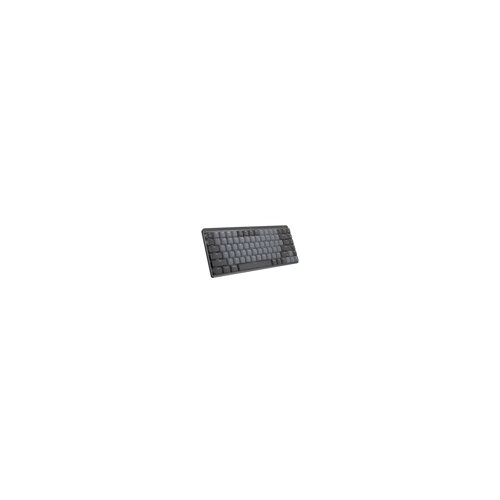 Logitech MX Mechanical Mini Tactile Keyboard (Graphite) with Wireless Mouse (Black) and Palm Rest