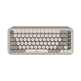 Logitech Pop Keys Wireless Mechanical Keyboard with Emoji Keys (Mist)