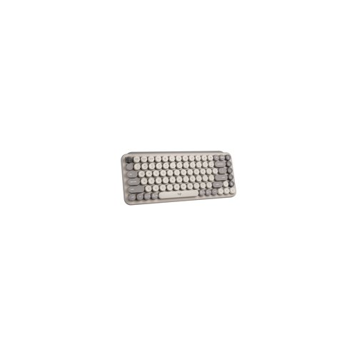 Logitech Pop Keys Wireless Mechanical Keyboard with Emoji Keys (Mist)