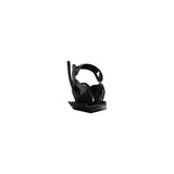 ASTRO Gaming A50 Wireless Headset + Base for PlayStation 4/PC (Black/Silver) - Refreshed Version