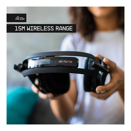 ASTRO Gaming A50 Wireless Headset + Base for PlayStation 4/PC (Black/Silver) - Refreshed Version