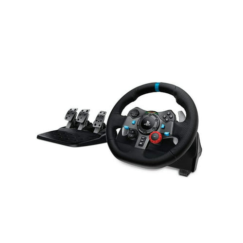 Logitech G G29 Driving Force Racing Wheel (PS3, PS4, PS5, PC and Mac) Bundle with 4-Port 3.0 USB Hub