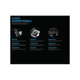 Logitech G Saitek Pro Flight Rudder Pedals