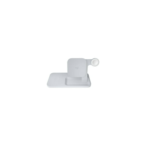 Logitech Powered 3-in-1 Qi Wireless Charging Dock (White)