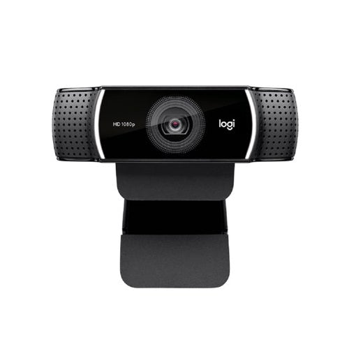 Logitech C922 Pro Stream Webcam 1080P Camera with USB Hub and Selfie Ring Light Bundle
