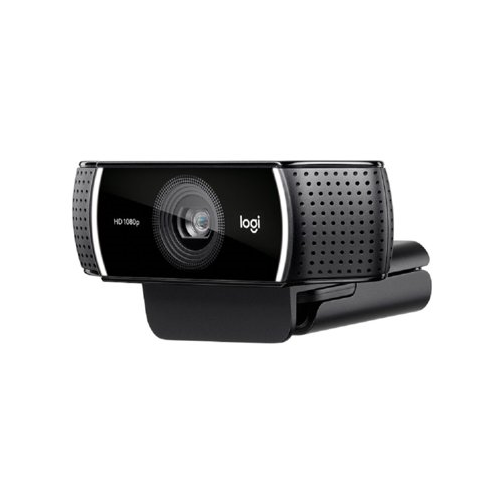 Logitech C922 Pro Stream Webcam 1080P Camera with USB Hub and Selfie Ring Light Bundle
