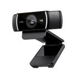 Logitech C922 Pro Stream Webcam 1080P Camera with USB Hub and Selfie Ring Light Bundle