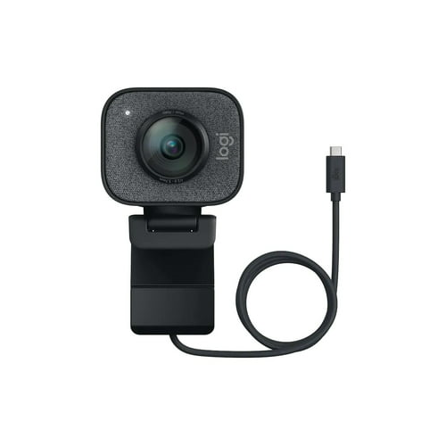 Logitech StreamCam Plus Webcam with Tripod (Graphite)